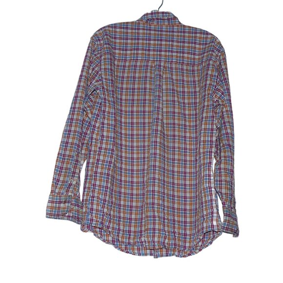 Wrangler plaid button down shirt. - Picture 3 of 4